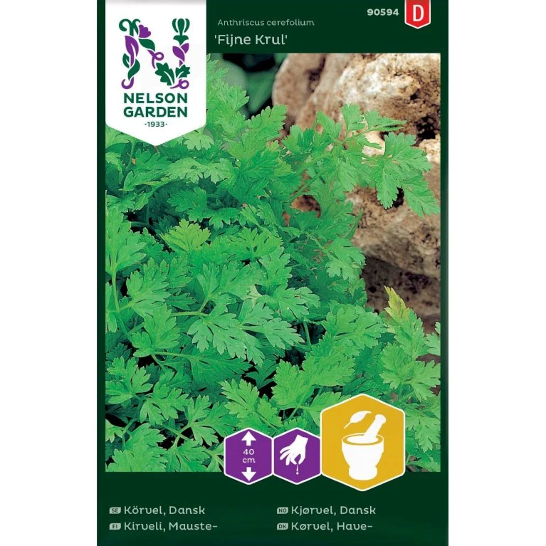 Kørvel 'Fijne Krul' Anthriscus Cerefolium 'Fijne Krul' 3 Kørvel 'Fijne Krul' Anthriscus Cerefolium 'Fijne Krul'