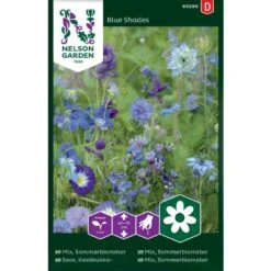 Sommerblomster Blå Mix Blue Shades