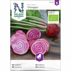 Rødbede 'Chioggia' Øko Beta Vulgaris 'Chioggia' Frøpose, Antal Pr. Pakke, Ca. 60 Stk.